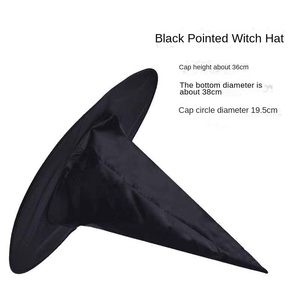 Sombrero <span class=keywords><strong>de</strong></span> bruja <span class=keywords><strong>de</strong></span> <span class=keywords><strong>Harry</strong></span> <span class=keywords><strong>Potter</strong></span> para Halloween, tela Oxford negra, accesorios <span class=keywords><strong>de</strong></span> <span class=keywords><strong>disfraz</strong></span> <span class=keywords><strong>de</strong></span> maquillaje para decoraciones <span class=keywords><strong>de</strong></span> fiesta - Product Image 4