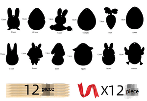 <strong>Easter</strong> Crafts <strong>Kit</strong> for Kids Scratch Art <strong>Easter</strong> Bunny Eggs Ornaments DIY Paper <strong>Craft</strong> <strong>Easter</strong> Party Favor Home Decorations - Product Image 2