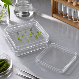 Placa de Cultivo Cuadrada de Poliestireno de Alta Claridad Degao, Diseño Apilable, Ahorra Espacio, para Laboratorio Celular y Experimentos de Detección de Medicamentos - Product Image 6