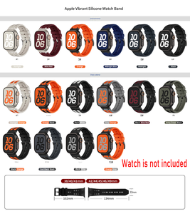 Bracelet de montre en silicone souple Upro Premium pour Apple Watch S11 S10 46 mm, bracelet de remplacement étanche pour iWatch Ultra 3 49 mm 45 mm 44 mm - Product Image 4