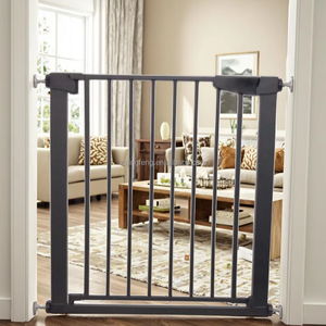 Barrière de sécurité extra large pour bébé, fermeture automatique, double verrouillage, barrière anti-enfants, clôture en métal durable pour porte, cuisine, escalier - Product Image 3