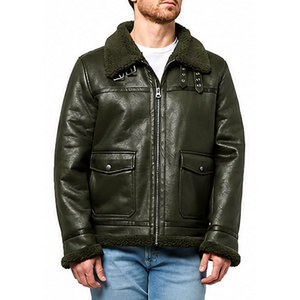 <span class=keywords><strong>Chaquetas</strong></span> <span class=keywords><strong>de</strong></span> Cuero para Hombre al por Mayor, Última Tendencia, Diseño Personalizado con Logotipo Impreso, Chaqueta <span class=keywords><strong>de</strong></span> Cuero <span class=keywords><strong>de</strong></span> Manga Larga para Hombre - Product Image 1
