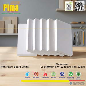 Espuma de PVC Expandida Rígida PIMA de 1/2" (12 mm), Resistente al Agua y a los Rayos UV, Letras Dimensionales, Tablero de Señalización Arquitectónica para CNC - Product Image 2