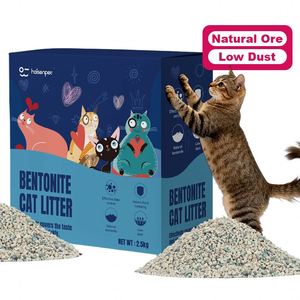 Custom Logo Fragrance Package Long-Lasting Deodorization Highly Absorbent Premium Clumping Sodium Bentonite Cat Litter - Product Image 1