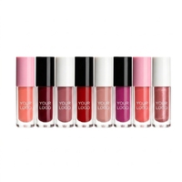 Gloss à lèvres haute définition, non collant, marque privée, faible MOQ, OEM ODM, végétalien, sans cruauté, usine de beauté professionnelle