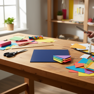 Foglio di schiuma EVA ILAN 60x40cm blu scuro per artigianato e fai da te - Product Image 3