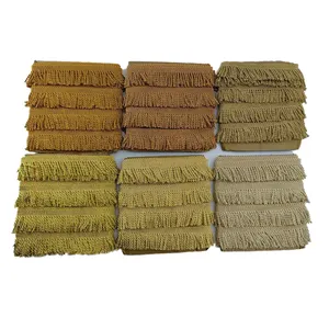 Commercio all'ingrosso 6 centimetri Nappa Cotone Poliestere Bullion Fringe Trim Per Le Tende - Product Image 1