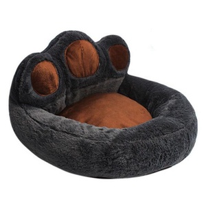 <strong>Fashion</strong> Cute Caws Shaped <strong>Dog</strong> <strong>Beds</strong> Warm Thickened Fleece Luxury Pet House <strong>Beds</strong> - Product Image 4