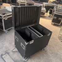 Flightcase en aluminium robuste pour projecteur de scène à tête mobile LED 19x15W Beam Zoom Wash RGBW, équipement d'éclairage pour DJ, discothèque, bar, fête