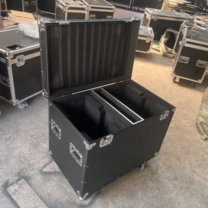 <span class=keywords><strong>Flightcase</strong></span> en aluminium robuste pour projecteur de scène à tête mobile LED 19x15W Beam Zoom Wash RGBW, équipement d'éclairage pour DJ, discothèque, bar, fête - Product Image 2