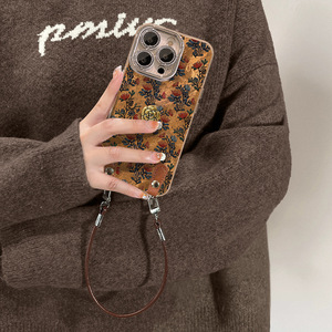 Funda de Teléfono de Piel de Oveja de Primera <span class=keywords><strong>Calidad</strong></span> con Diseño de Pintura al Óleo, con Cordón, Suave al Tacto, Antigolpes, Venta al Por Mayor de Fábrica - Product Image 4