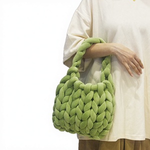 Kit per <span class=keywords><strong>Punto</strong></span> <span class=keywords><strong>Croce</strong></span> su Tela per Adolescenti, Borsa Fai-da-Te con Motivo a Quadri per Ragazze - Resistente - Product Image 2