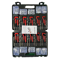 261 pièces Kit de réparation de filetage de vis outils à main bobines Kit d'outils d'installation d'insertion de filetage
