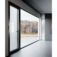 Porte pliante panoramique pour villa, centre commercial extérieur, fabricant professionnel, quincaillerie en acier inoxydable, qualité commerciale