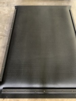 Matelas en caoutchouc à motifs pour bétail, durable, pour lits d'eau et boxes de ferme laitière