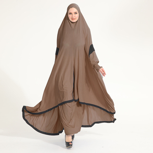 Best Seller Maxi Long Sleeve Middle East Arabic Islamic Clothing Robe Women Modest <strong>Abaya</strong> Muslim Dress for Ladies - Product Image 2
