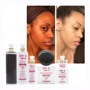 Private Label Skin Care Set Kit Natural Orgânico Clareamento Clareamento Cuidados Com A Pele Set para Mulheres OEM