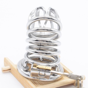 Nueva Jaula de Castidad Masculina con Patrón de Corona, Jaula Grande para Pene, Jaula Enorme para Pene, Dispositivo de Castidad con Candado, Juguetes Sexuales BDSM para Hombres - Product Image 5