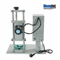 HengLet DDX-450 semi-automatique bocal en verre bouteille capsulage machine électrique manuel baril d'huile peut capsuleuse