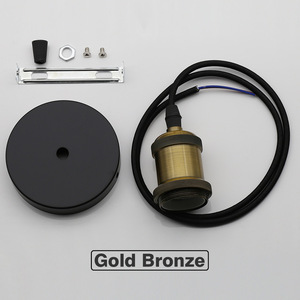 Modern Aluminum Lamp Holder Pendant <strong>Lights</strong> E27 Lamp <strong>Socket</strong> 110V 220V Vintage Bulb Decor Hanging Lamp - Product Image 6