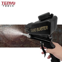 Petit pistolet de sablage à gravité, pistolet de sablage à air soda électrique, équipement pour éliminer la rouille