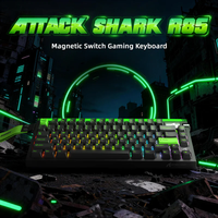 Teclado Mecánico Magnético Attack Shark R85HE con Retroiluminación RGB, Cableado, Baja Latencia, para Juegos