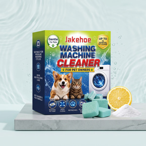 Tablettes nettoyantes pour lave-linge : Nettoyage en profondeur, élimination des poils d'animaux et des mauvaises odeurs, détartrant, rafraîchisseur, entretien ménager - Product Image 3