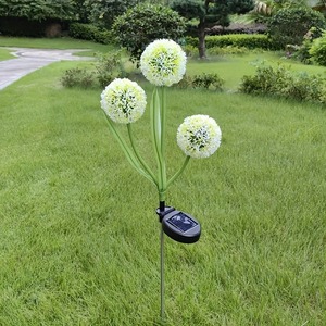 Lampe solaire LED Pissenlit pour jardin, étanche IP65, pour extérieur, pelouse, cour, patio, villa, allée, piquet décoratif paysager - Product Image 3