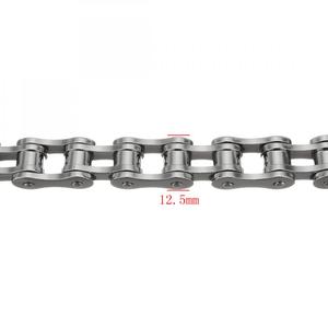 <span class=keywords><strong>Bracelet</strong></span> en acier inoxydable plaqué or, chaîne <span class=keywords><strong>de</strong></span> vélo, 12,5 mm pour <span class=keywords><strong>homme</strong></span> - Product Image 2