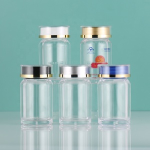 40CC PS Flacon de pilules vides avec bouchons, étiquettes Conteneur de médicaments en plastique Flacons de pilules et capsules en stock - Product Image 3