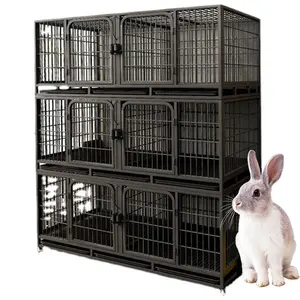 3 Tier Rabbit Hutches Battery Cage Rabbit Pet Cage For Sale