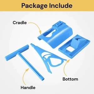 1 Pieza de Ayuda para Ponerse Calcetines para Personas Mayores, Diseño Único de Soporte, Sistema Portátil de Plástico - Product Image 3