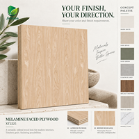 Contreplaqué recouvert de placage de chêne blanc crème Jinbase XT2225, qualité E0, 1220x2440mm, bois de teck massif pour meubles et panneaux intérieurs