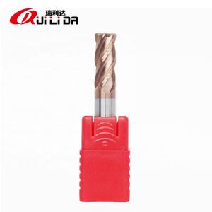 Fresa a Testa Piatta in Carburo Solido RLD di Alta Qualità HRC55, 4 Taglienti, 8x60mm, per Metallo CNC, OEM per Ghisa - Product Image 3