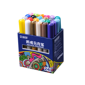 STA Acrylic Vĩnh Viễn Sơn Bút Đánh Dấu Cho Gốm Đá Thủy Tinh Sứ Cốc Cốc Cốc Gỗ Vải Canvas Vẽ Tranh - Product Image 3