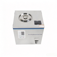 Machine de remplissage et de dosage semi-automatique à vis spirale pour feuilles de thé, herbes, granulés, haricots, graines, noix et poudre, capacité 1-100g