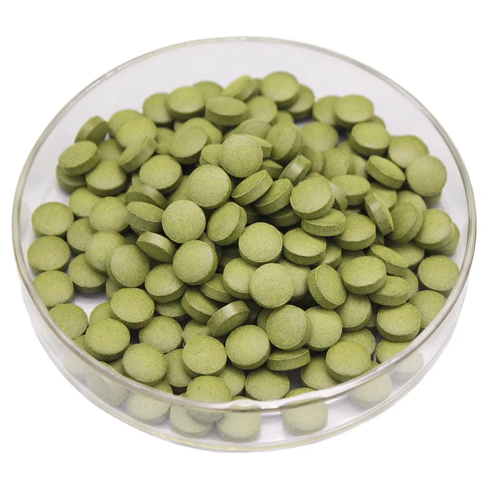 उच्च गुणवत्ता हर्बल निकालने चीन Chlorella 100% टूटा सेल-दीवार Chlorella गोलियाँ