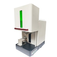 Raycus Max Machine de marquage laser de bureau 20W facile à utiliser Impression rotative pour coques de téléphone Anneaux Métal Artisanat Gravure laser