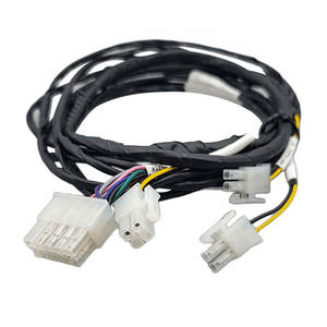 Konektor Pabrik M5 IP66 Tahan Air PTFE <span class=keywords><strong>3</strong></span> 4pin Plastik Tanpa Pelindung Kabel Lurus Male Female Overmolded Aviation Plug Solder - Product Image 1