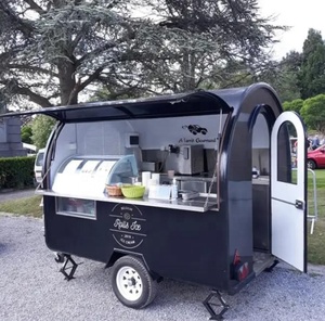 Carro de comida totalmente equipado a la venta, concesión personalizada de Europa, carrito expendedor de té y café con burbujas - Product Image 3