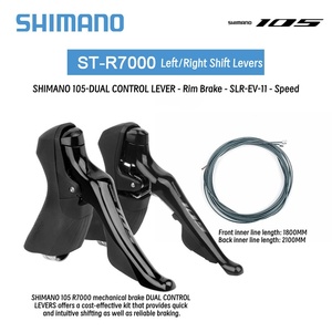Grupo SHIMANO R7000 <span class=keywords><strong>105</strong></span> R7000, Desviadores para Bicicleta de Carretera, <span class=keywords><strong>Desviador</strong></span> Delantero + <span class=keywords><strong>Desviador</strong></span> Trasero + Palanca de Cambios para Bicicleta de Carretera - Product Image 2