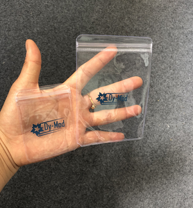 MOQ100pcs Biểu Tượng Tùy Chỉnh Rõ Ràng Nhựa Túi Đồ Trang Sức Vinyl Dây Kéo Pvc Gói Đồ Trang Sức Túi - Product Image 3