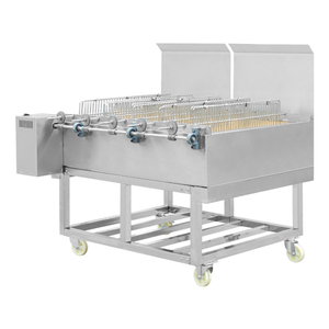 Grill <span class=keywords><strong>de</strong></span> cuisine en acier inoxydable sans fumée pour <span class=keywords><strong>kebab</strong></span>, doner, poulet, shawarma, avec moteur électrique et alimentation au <span class=keywords><strong>bois</strong></span> - Product Image 3