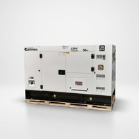 Générateur diesel silencieux de type ouvert pour usage domestique, 20-50 kW, générateur électrique avec ATS