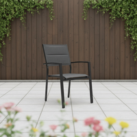 Ensemble de table et de chaises extensibles en aluminium moderne résistant aux intempéries pour jardin, salon et salle à manger