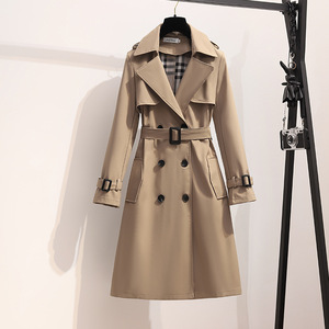 Elegante <span class=keywords><strong>Trench</strong></span> Lungo Midi da <span class=keywords><strong>Donna</strong></span> Cappotto Invernale Casual in Tessuto con Chiusura a Olivette Fodera in Poliestere di Grande Successo - Product Image 2