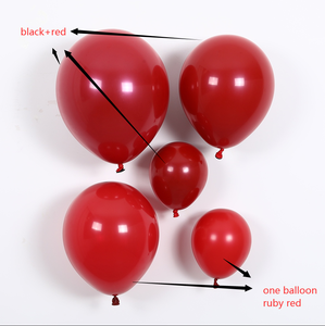 Palloncini Rosso Rubino all'Ingrosso per Decorazioni Matrimoniali, Forma a Cuore, Rosso Melograno, per Allestimento Romantico della Sala Nuziale - Product Image 5