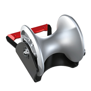 Hochbelastbare Aluminium-Kabelführungrolle mit <span class=keywords><strong>CDP</strong></span>-Beschichtung, Stahlbasis, 1500kg Tragkraft, Eck-Kabelrolle für Untergrund-Kabelziehen - Product Image 2