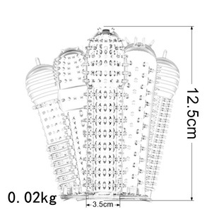 Erwachsene Spielzeug Set Kristall Cock Penis Hülse Silikon Kondome <span class=keywords><strong>f</strong></span>ür Männliche Verzögerung Erweiterung Sex Spielzeug <span class=keywords><strong>F</strong></span>ür Männliche - Product Image 5