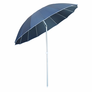 Parasol de plage bleu marine SHANGHAI 240 CM ALU. - Product Image 2
